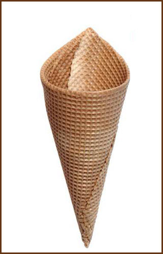 Single Scoop Moulded Ice Cream Cone